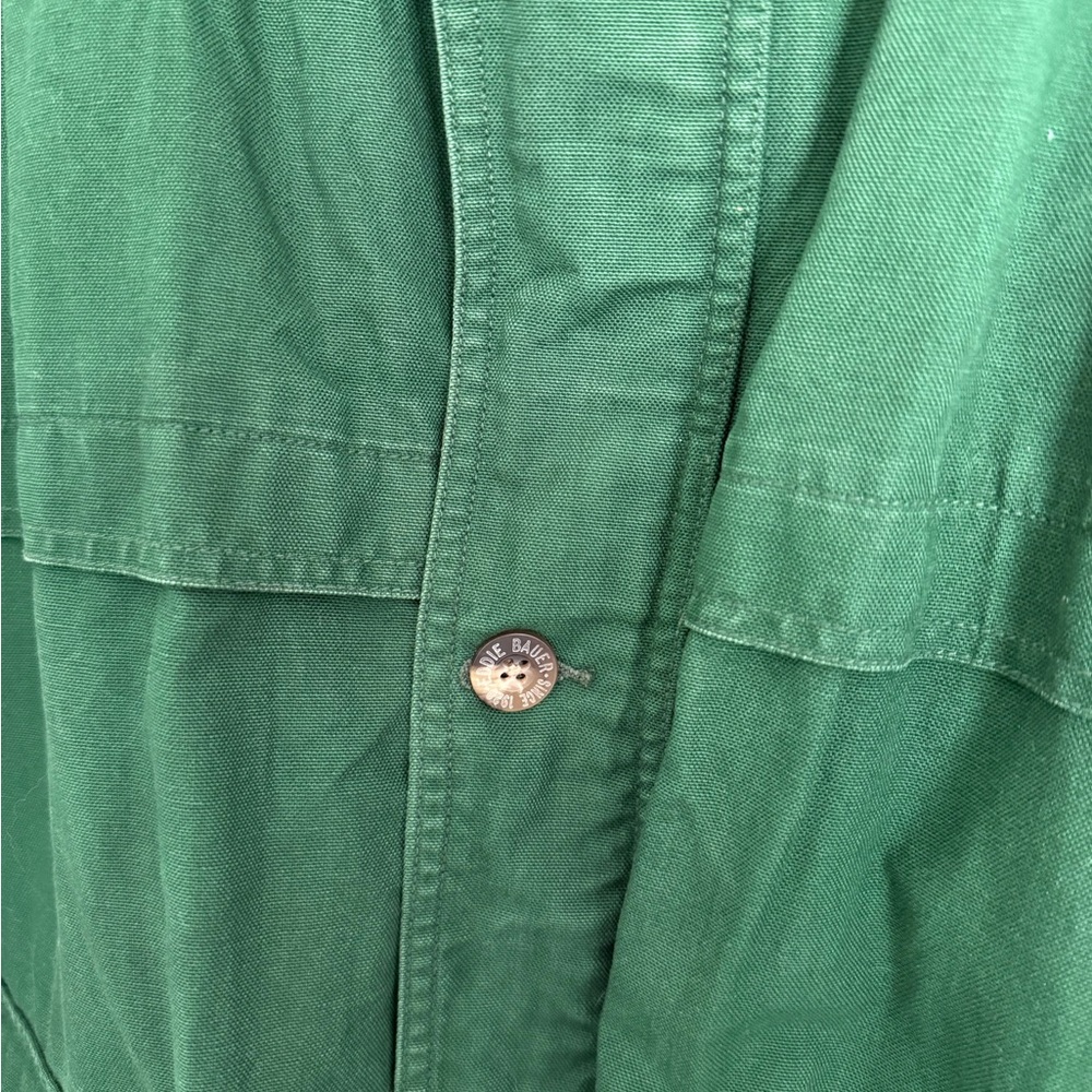 Vintage Eddie Bauer Mens Green Barn Coat Jacket 90s XL - Picture 4 of 10